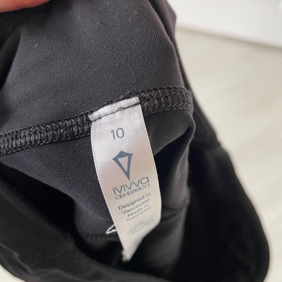 Black Ivivva Capri Leggings - Picture 3 of 3
